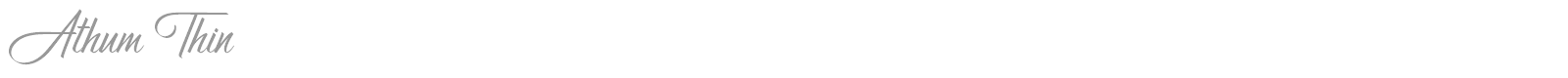 Athum font preview